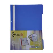 Bafix Mavi (50 Li Paket) Telli A4 Dosya