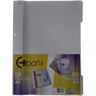 Bafix Plastik Gri A4 Telli Dosya