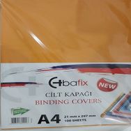 Bafix Plastik Opak A4 160 MIC Turuncu Cilt Kapağı