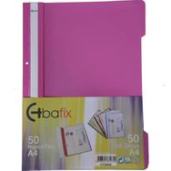 Bafix Plastik XL Pembe A4 Telli Dosya