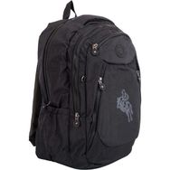 Bagacar 7024 Siyah Klınkır Kumaş Unisex Sırt Çantası
