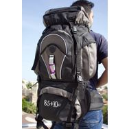 Bagacar 85x10 lt Gri Profesyonel Dağcı Sırt Çantası