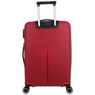Bagacar Ultra Light Kırılmaz Silikon Bordo Orta Boy Valiz
