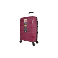 Bagacar Wave Bordo Sert Silikon Kırılmaz Kabin Boy Valiz