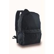 Bagorama HUMA Siyah Paraşüt Kumaş Laptop ve Unisex Okul Günlük Sırt Çantası