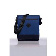 Bagorama Lacivert 11 inç Dikey Postacı Çapraz Askılı Unisex Omuz Çantası