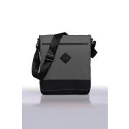 Bagorama ORJIN Gri 11 Dikey Postacı Çapraz Askılı Unisex Omuz Çantası