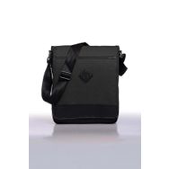 Bagorama ORJIN Siyah 11 Dikey Postacı Çapraz Askılı Unisex Omuz Çantası
