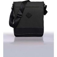 Bagorama Siyah 11 inç Dikey Postacı Çapraz Askılı Unisex Omuz Çantası