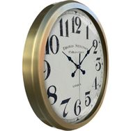 Bahat Eskitme Metal Çerçeveli Salon Ofis Otel 52 cm A40 Duvar Saati