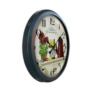 Bahat Gri Metal Çerçeveli Salon Ofis Otel 52 cm A33 Duvar Saati
