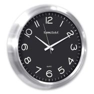 Bahat Metal Çerçeveli Salon Ofis Siyah 34 cm Duvar Saati