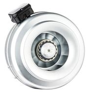 Bahçıvan 10 cm çapında BDTX 100 2610 D/D 230 Watt Monofaze Yuvarlak Kanal Fanı Geriye Eğimli