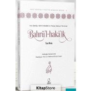 Bahrü'l-Haka'ik - Tam Metin Uzman Düzeyi - Prof. Dr. Mahmud Esad Coşan