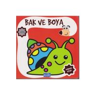 Bak ve Boya Türkçe İngilizce Kırmızı Kitap Kollektif Parıltı Yayıncılık