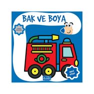 Bak ve Boya Türkçe İngilizce Mavi Kitap Kollektif Parıltı Yayıncılık