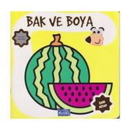 Bak ve Boya Türkçe İngilizce Sarı Kitap Kollektif Parıltı Yayıncılık