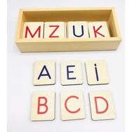 Balatoyz Montessori Türkçe-İngilizce Harfler Alfabe Büyük Harfler