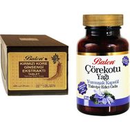 Balen Çörek Otu Yağı 1380 mg 80 Kapsül + Kırmızı Kore Ginsengi 120 Tablet