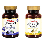 Balen Çörek Otu Yağı 1380 mg 80 Kapsül + Propolis 670 mg 80 Kapsül