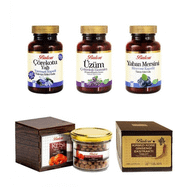 Balen Çörek Otu Yağı 80 Kapsül + Üzüm Çekirdeği Ekstraktı 60 Kapsül + Yaban Mersini 90 Kapsül + Reishi Mantarı 200 Tablet + Kırmızı Kore Ginseng 120 Tablet