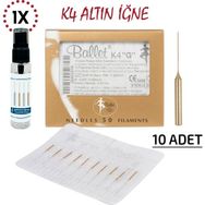 Ballet K4 10 Adet Altın Epilasyon İğnesi