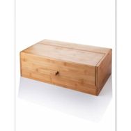 Balsa Kahverengi Bambu Açılır Kapanır Ekmek Dolabı