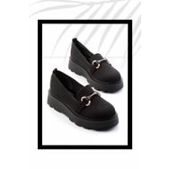 Bambi 82 K013270588 Siyah Triko Kadın Espadril
