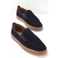 Bambi E01585691202 Lacivert Süet Leather Erkek Casual Ayakkabı