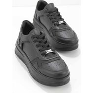 Bambi K01179010409 Siyah Kadın Sneaker