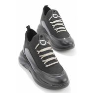 Bambi K01212021514 Siyah Açma Kadın Sneaker