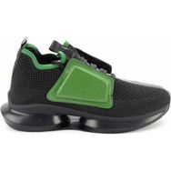 Bambi K01238012682 Siyah Yeşil Triko Kadın Sneaker