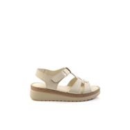Bambi K05087400603 Bej Leather Kadın Sandalet