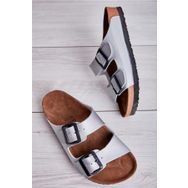 Bambi L07901811 Kurşun Kadın Terlik