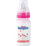 Bambino 150 ml Natural Desenli Silikon Emzikli PP Biberon
