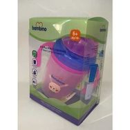 Bambino 230 ml Pembe Kulplu Pipetli Bardak