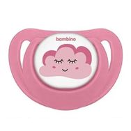 Bambino Desenli Fit 6-18 Ay Pembe Damaklı Emzik