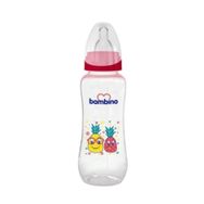 Bambino Düz PP 250 ml Kırmızı Biberon