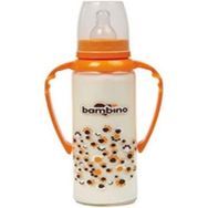 Bambino Kulplu Turuncu 125 ml Cam Biberon