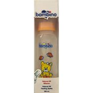 Bambino Natural Desenli Turuncu 250 ml PP Biberon