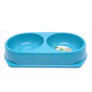 Bamboo Mavi 450 ML İkili Mama ve Su Kabı BO-3037Z x 2