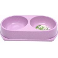Bamboo Mor 450 ML İkili Mama ve Su Kabı BO-3037Z x 2