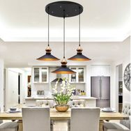 Bamyum Üçlü Salon Circle Siyah Avize
