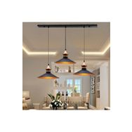 Bamyum Üçlü Salon Siyah Avize
