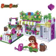 Banbao 252 Parça Çiçek Dükkanı Lego Oyuncak Seti