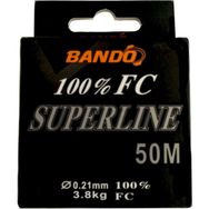 Bando Standart 0.38 mm 50 mt 9.1 kg Superline 100 Fluorocarbon Misina