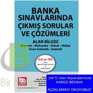 Banka Sınavlarında Çıkmış Sorular ve Çözümleri Alan Bilgisi - Adalet Hazar av sezercan bektas Mahmut Ceylan
