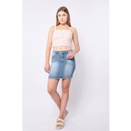 Banny Jeans Kadın Mavi Mini Jean Etek