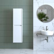 Banos Roomart BD2 Mat Beyaz 130 x 35 cm Banyo Dolabı