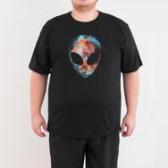 Bant Giyim Alien Cosmos Siyah Erkek T-shirt